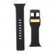 Urban Armor Gear Civilian Strap - изключително здрава силиконова каишка за Apple Watch 42мм, 44мм (черен) thumbnail 2