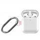 Baseus Lets Go Silica Gel Case - силиконов калъф с карабинер за Apple Airpods & Apple Airpods 2 (бял) thumbnail 6