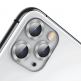 Baseus Alloy Protection Ring Lens Film - предпазни стъклени лещи за камерата на iPhone 11 Pro, iPhone 11 Pro Max (сребрист) thumbnail 4