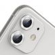 Baseus Alloy Protection Ring Lens Film - предпазни стъклени лещи за камерата на iPhone 11 (сребрист) thumbnail 4