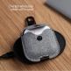 TwelveSouth AirSnap Leather Case - кожен калъф (ествествена кожа) за Apple Airpods (сив) thumbnail 6