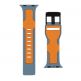 Urban Armor Gear Civilian Strap - изключително здрава силиконова каишка за Apple Watch 42мм, 44мм (син-оранжев) thumbnail 3