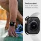 Spigen Rugged Armor Case - хибриден кейс с висока степен на защита за Apple Watch 44mm (черен) thumbnail 5