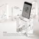 Elago M Acoustic Stand - дизайнерска акустична акрилна поставка за iPhone, Samsung и смартфони thumbnail 5