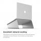 Elago L4 Stand - ергономична дизайнерска поставка за MacBook, преносими компютри и таблети (сребрист) thumbnail 6