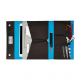 Knomo Soho Knomad Mini Portable Organiser - луксозен кожен калъф (естествена кожа) и органайзер за таблети до 8 инча (черен) thumbnail 5