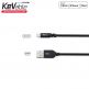 Torrii KeVable Lightning to USB (1 meter) - изключително здрав кевларен Lightning кабел за iPhone, iPad, iPod с Lightning (1 метър) (черен) thumbnail 2
