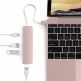 Satechi USB-C Multiport Adapter - мултифункционален хъб за свързване на допълнителна периферия за компютри с USB-C (розово злато) thumbnail 10