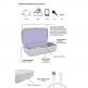 MyGuard UV-Box Sterilizer With Wireless Charger - поставка за безжично зареждане и UV стерилизатор за мобилни устройства до 6.7 инча (сив) thumbnail 2