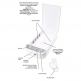 MyGuard Universal Sterilizer Device - захранване и UV стерилизатор за мобилни устройства до 6.5 инча (бял) thumbnail 3