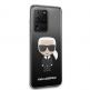 Karl Lagerfeld Iconic Gradient Case - дизайнерски кейс с висока защита за Samsung Galaxy S20 Ultra (черен) thumbnail 5