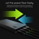 Green Cell PowerPlay 10 Quick Charge 3.0 Power Bank 10000 mAh - външна батерия с два USB изхода и USB-C порт и технология за бързо зареждане (черен) thumbnail 6