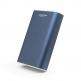 Vonmahlen Evergreen QC 3.0 Power Bank 10000 mAh - външна батерия с два USB изхода и USB-C порт и технология за бързо зареждане (тъмносин) thumbnail