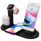 Docking Station QI Wireless Charger UD15 10W - док станция за устройства с Lightning, USB-C, MicroUSB, безжично зареждане на QI устройства, Apple Watch и Apple AirPods (черен) thumbnail