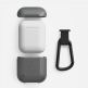 XDoria Defense Trek for AirPods - удароустойчив кейс с карабинер за Apple Airpods (сив) thumbnail 3