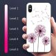 Vennus Magic Case Design 2 - силиконов (TPU) калъф със стъклен гръб за Samsung Galaxy S10 Plus (бял) thumbnail 2