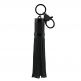 Rebecca Minkoff Power Tassel Lightning to USB Cable - кабел тип ключодържател и външна батерия (900 mAh) за всички устройства с Lightning порт (черен) thumbnail
