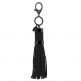 Rebecca Minkoff Power Tassel Lightning to USB Cable - кабел тип ключодържател и външна батерия (900 mAh) за всички устройства с Lightning порт (черен) thumbnail 3