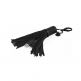 Rebecca Minkoff Power Tassel Lightning to USB Cable - кабел тип ключодържател и външна батерия (900 mAh) за всички устройства с Lightning порт (черен) thumbnail 4