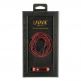 LAVAVIK Cross-Body Phone Purse with Card Compartment - кожен калъф с джоб и лента за врата за iPhone XS Max (червен) thumbnail 3