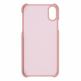 Foxwood Genuine Leather Hardshell Case - кожен кейс (естествена кожа) за iPhone XS, iPhone X (розов) thumbnail 3