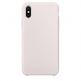 SDesign Silicone Original Case - качествен силиконов кейс за iPhone XS, iPhone X (светлосив) thumbnail