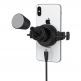 Mophie Wireless Charging Vent Mount - магнитна поставка за радиатора на кола с безжично зареждане за Qi съвместими смартфони thumbnail 4
