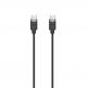 Mophie USB-C to USB-C Cable - USB-C към USB-C кабел с въжена оплетка за устройства с USB-C порт (100 см) (черен)  thumbnail 2