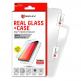 Displex Real Glass 10H Protector 2D with TPU Case - комплект силиконов калъф и калено стъклено защитно покритие за дисплея на iPhone 11 Pro Max (прозрачен) thumbnail