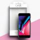 Case FortyFour No.3 Case - поликарбонатов кейс за iPhone SE (2020), iPhone 8, iPhone 7 (черен) thumbnail 3