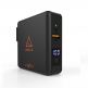 Adonit Wireless TravelCube Pro Charger - захранване за ел. мрежа с USB-C и USB изходи, външна батерия и пад за безжично зареждане (черен) thumbnail
