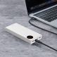 Baseus Mulight Power Bank with Digital Display Quick Charge 45W (PPMY-A01) - външна батерия 20000 mAh с 2xUSB-A и USB-C изходи за зареждане на смартфони и таблети (бял) thumbnail 7