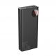 Baseus Mulight Power Bank with Digital Display Quick Charge 45W (PPMY-A01) - външна батерия 20000 mAh с 2xUSB-A и USB-C изходи за зареждане на смартфони и таблети (черен) thumbnail