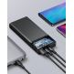Baseus Mulight Power Bank with Digital Display Quick Charge 45W (PPMY-A01) - външна батерия 20000 mAh с 2xUSB-A и USB-C изходи за зареждане на смартфони и таблети (черен) thumbnail 12