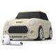 Elago Airpods Mini Car Design Silicone Case - силиконов калъф с карабинер за Apple Airpods и Apple Airpods 2 (бял)  thumbnail