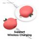 Elago Airpods Pro Peach Design Silicone Case - силиконов калъф с карабинер за Apple Airpods Pro (червен) thumbnail 3