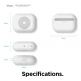 Elago Airpods Pro Retro AW6 Silicone Case - силиконов калъф за Apple Airpods Pro (бял)  thumbnail 2