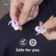 Elago Airpods Pro Earbuds Hooks - антибактериални силиконови калъфчета с вградени кукички за Apple Airpods Pro (4 чифта) (лилав) thumbnail 2