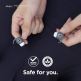 Elago Airpods Pro Earbuds Hooks - антибактериални силиконови калъфчета с вградени кукички за Apple Airpods Pro (4 чифта) (сив) thumbnail 8