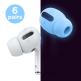 Elago Airpods Pro Earbuds Cover Plus Tips - антибактериални силиконови калъфчета с вградени тапички за Apple Airpods Pro (6 чифта) (бял-фосфор) thumbnail