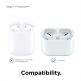 Elago Airpods Pro Earbuds Cover Plus Tips - антибактериални силиконови калъфчета с вградени тапички за Apple Airpods Pro (6 чифта) (бял-фосфор) thumbnail 5