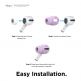 Elago Airpods Pro Earbuds Cover Plus Tips - антибактериални силиконови калъфчета с вградени тапички за Apple Airpods Pro (6 чифта) (лилав) thumbnail 9