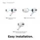 Elago Airpods Pro Earbuds Cover Plus Tips - антибактериални силиконови калъфчета с вградени тапички за Apple Airpods Pro (6 чифта) (бял) thumbnail 4