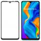 Premium Full Glue 5D Tempered Glass - обхващащо и ръбовете стъклено защитно покритие за дисплея на Huawei P30 Lite (черен) thumbnail