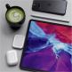 Satechi USB-C Wireless Charging Dock for Apple Airpods - USB-C док за зареждане на Apple Airpods Pro и Airpods 2 Wireless Charging Case (бял) thumbnail 7