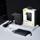 Baseus GaN Charger 45W Power Bank (PPNLD-F01) - външна батерия 10000 mAh и захранване за ел. мрежа с 2 x USB-C изходи и GaN технология (черен) thumbnail 3