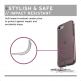 Urban Armor Gear Lucent Case - удароустойчив силиконов калъф за iPhone SE (2020), iPhone 8, iPhone 7 (розов-прозрачен)  thumbnail 5