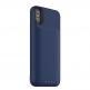 Mophie Juice Pack Air - удароустойчив кейс с вградена батерия 1720mAh и безжично зареждане за iPhone XS, iPhone X (син) thumbnail