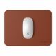 Satechi Eco-Leather Mouse Pad - дизайнерски кожен пад за мишка (тъмнокафяв) thumbnail