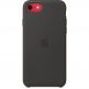 Apple Silicone Case - оригинален силиконов кейс за iPhone SE (2020) iPhone 8, iPhone 7 (черен) thumbnail 3